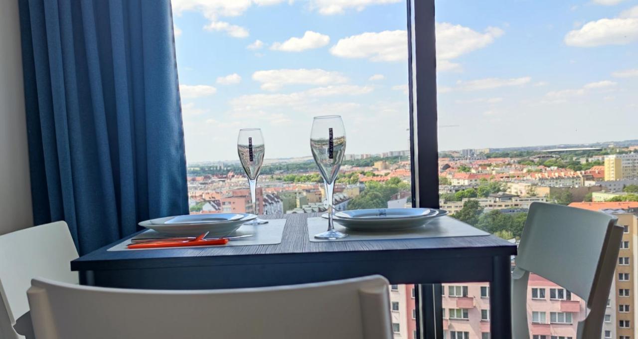 Aleda Tower, 14 Floor, Balkon Szczecin Exterior foto