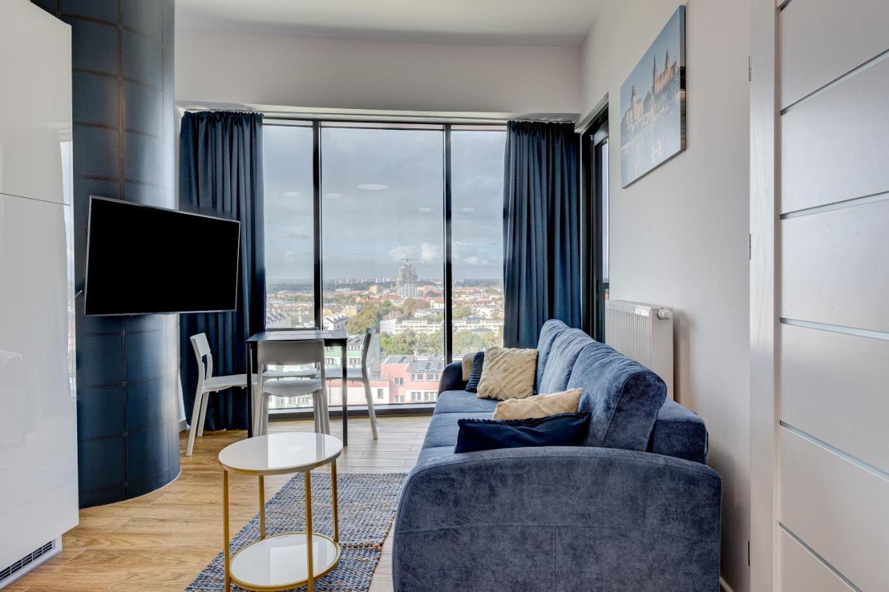 Aleda Tower, 14 Floor, Balkon Szczecin Exterior foto
