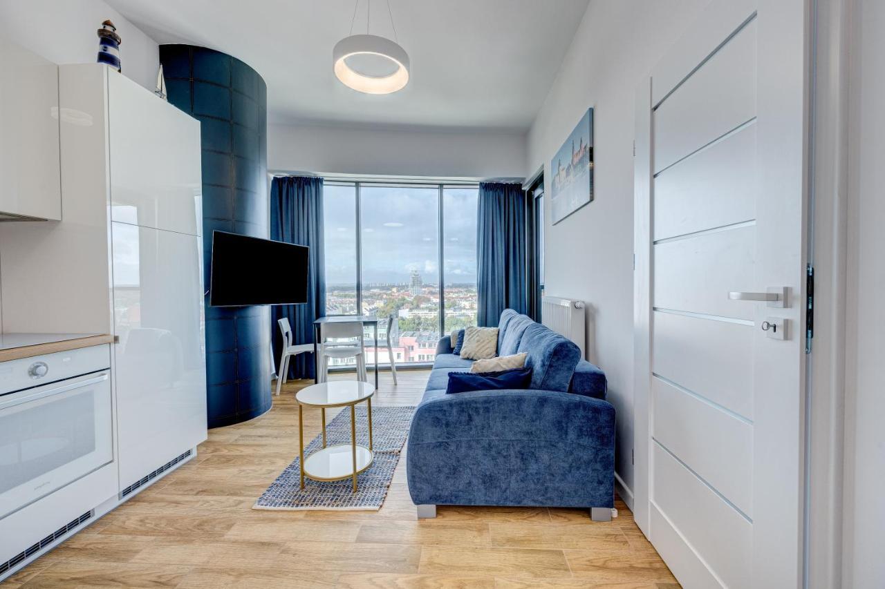 Aleda Tower, 14 Floor, Balkon Szczecin Exterior foto