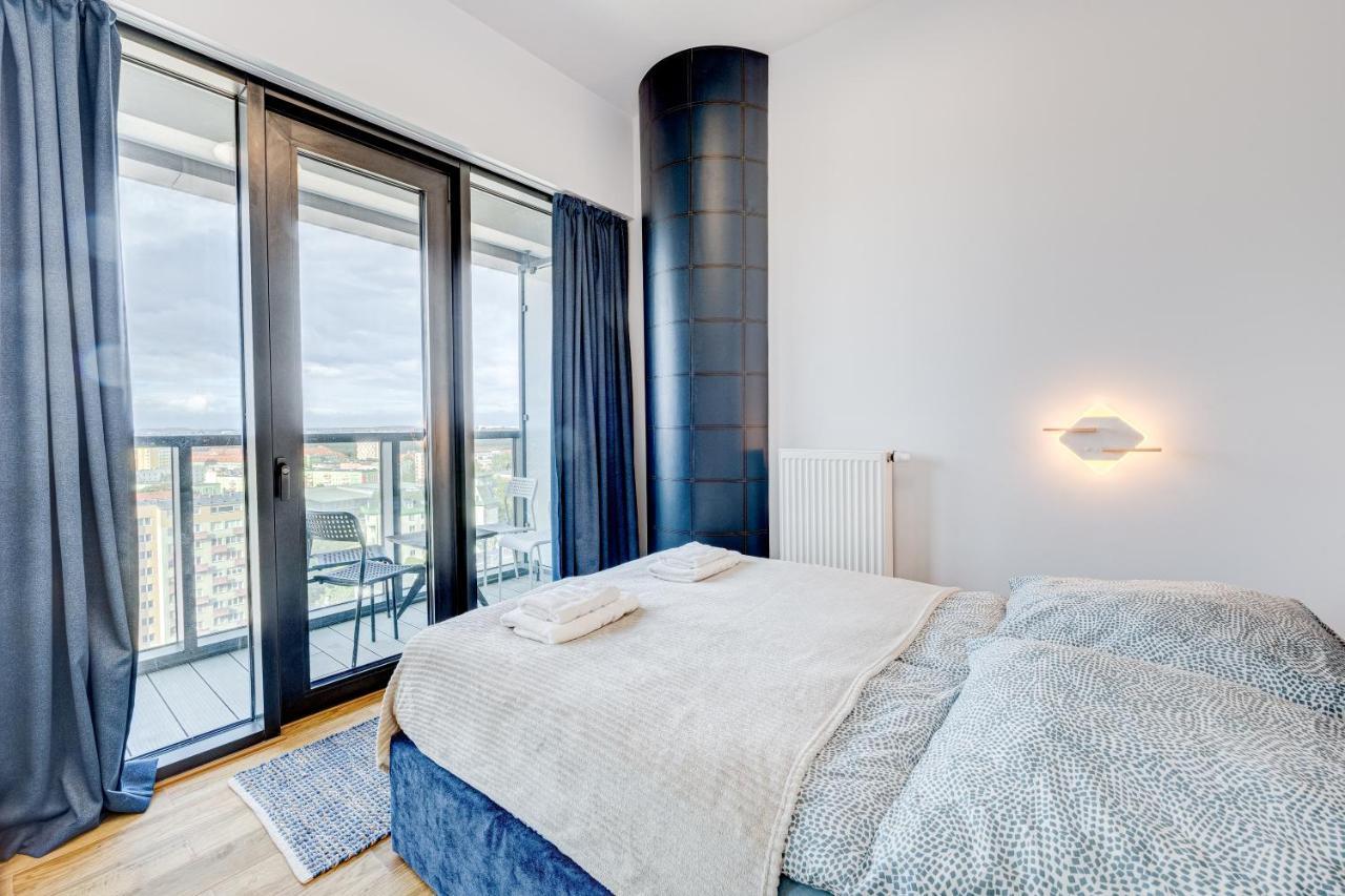 Aleda Tower, 14 Floor, Balkon Szczecin Exterior foto