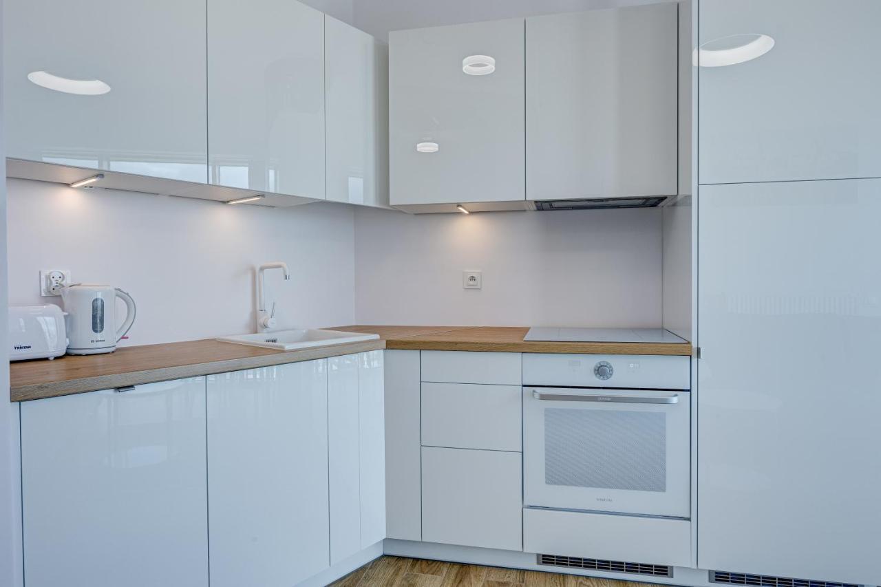 Aleda Tower, 14 Floor, Balkon Szczecin Exterior foto